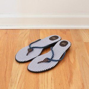 Fabric Sole Flip Flops